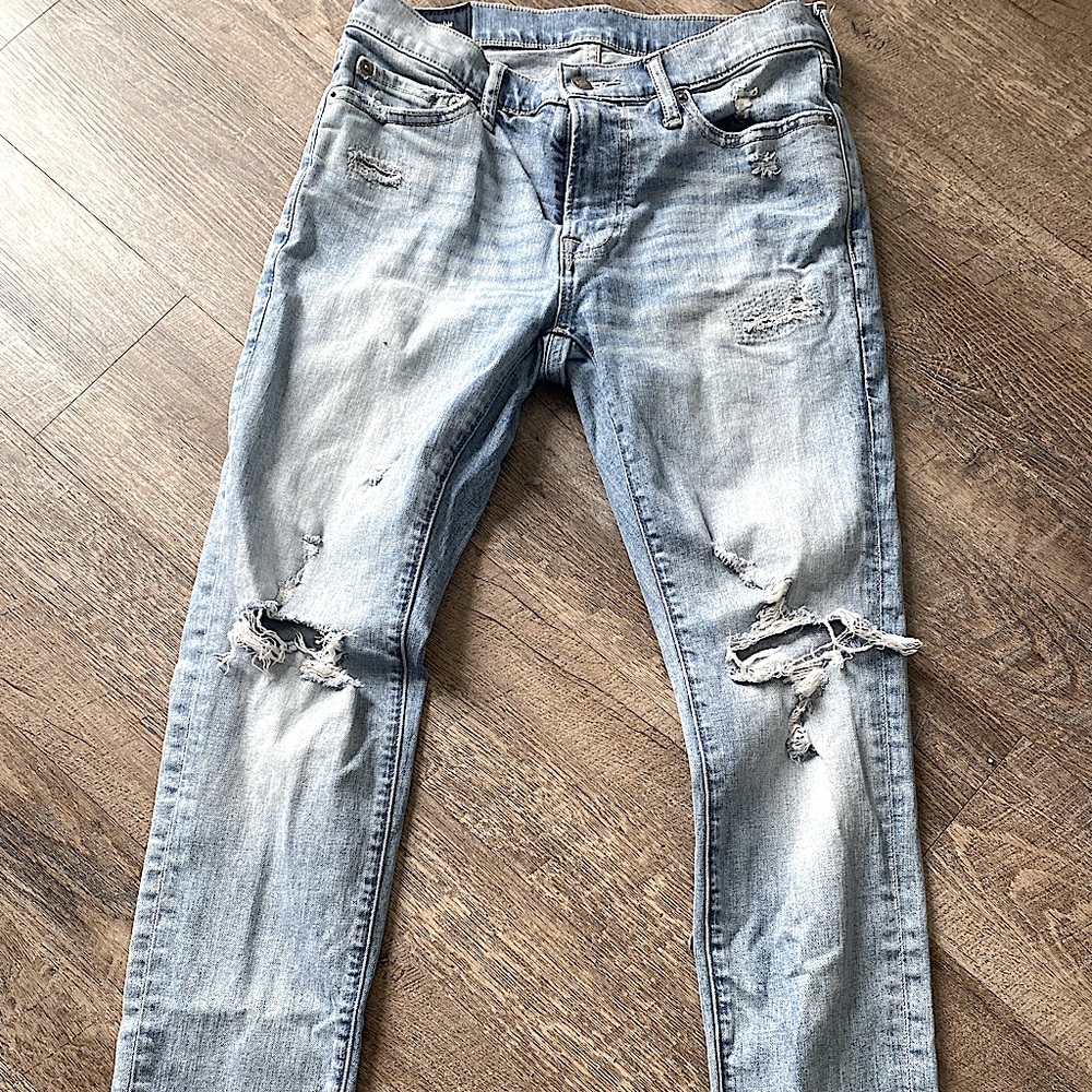 Abercrombie & Fitch mens super skinny stretch jeans